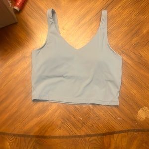 Athletic tank with built in bra